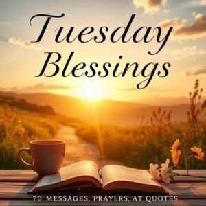 Tuesday morning blessings with a beautiful sunrise, inspiring prayers, quotes, and messages for faith, motivation, and positivity.